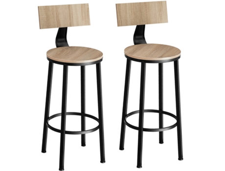 TECTAKE Conjunto De 2 Bancos Tetoke Bar Poole