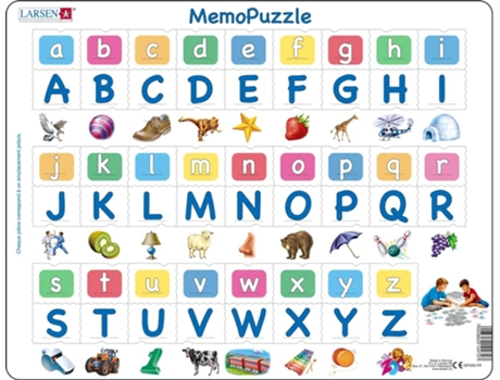 Puzzle LARSEN LA-GP426-FR Puzle de fotograma 52 pieza(s) Educación