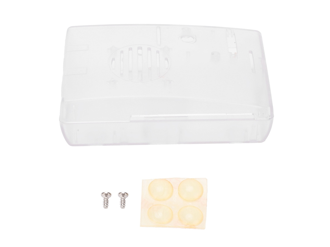 Caja Shell Abs Modelo K Para Raspberry Pi 3b 3b+ Con Ventilador Disipador De Calor 3007 Transparente