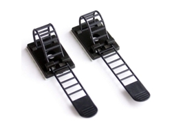 20 Pinzas Autoadhesivas Para El Cabello, Sujetacables, Organizadores De Cables, Estilo R, Flexibles