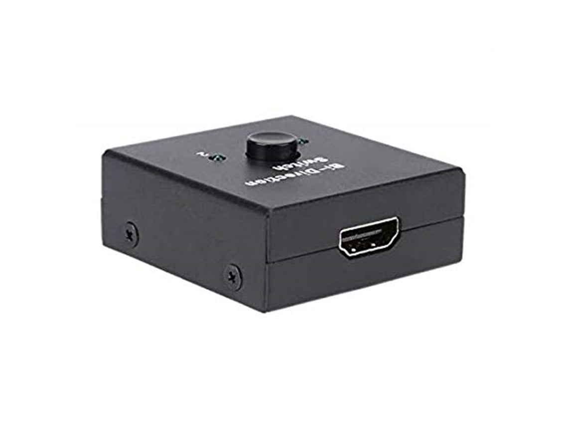 Divisor Hdmi Bidireccional 2 Entradas 1 Salida/1 Entrada 2 Salidas 4k 3d Hdcp Passthrough