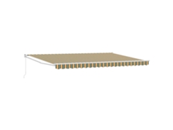 Maison Exclusive - Toldo Retráctil Multicolor 500 X 300 Cm Poliéster Y Aluminio