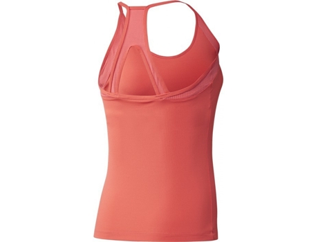 Camiseta de Mujer REEBOK Adidas Fucsia Naranja (L)