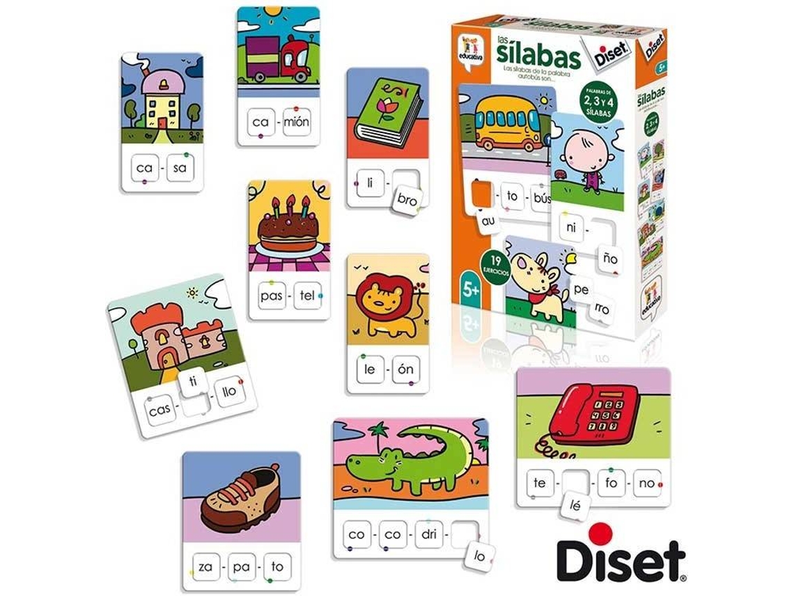 Juego Educativo DISET Las Silabas (Edad Mínima Recomendada: 5años)