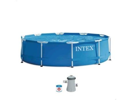 Piscina Tubular INTEX 28202 (com Bomba - 4485 L - 305x76cm)
