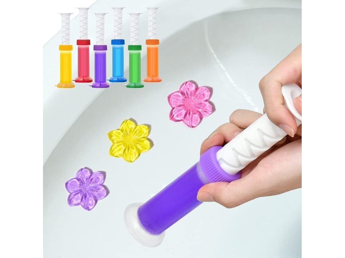 Gel De Baño, 72 Sellos Florales, Ambientador, 6 Perfumes, 9900 Usos