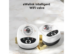 Válvula de agua inteligente Wifi IP65 con temporizador y control por aplicación DN15