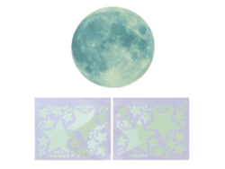 2026-calcomanías Luminosas Para Pared Estrellas Planeta Decoración Niños Dormitorio Bebé Hogar