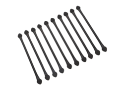 30 Pinceles Secos De Esponja Negra De Doble Punta, Para Modelismo Y Pintura.