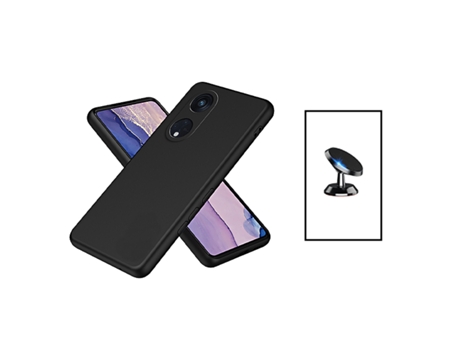 Funda Proteção Traseira para Oppo Oppo Reno8T 5G GIFT4ME Silicona Negro