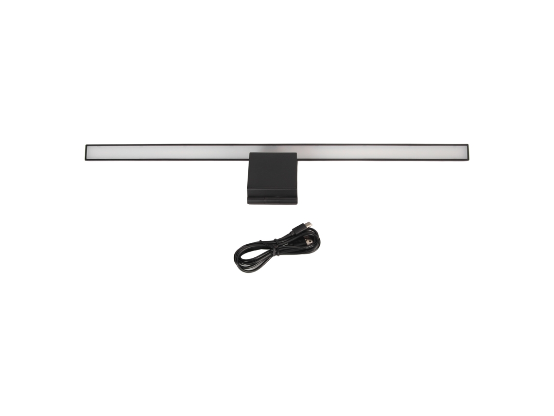 Barra De Luz Para Monitor Com 3 Modos De Luz Ajustável Por Toque Dimmable Para Escritório E Casa Preto