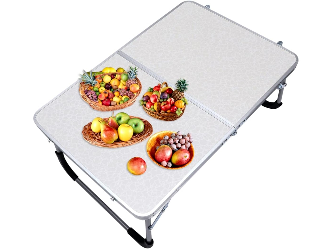 Mesa Plegable De Aleación Aluminio Resistente Duradera Portátil Ligera