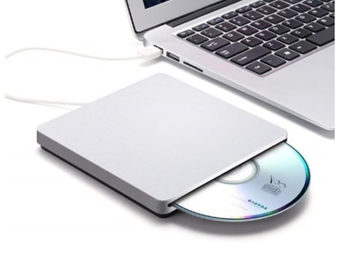 Para Macbook Pro Air Mac Pc Laptop Interface USB Tipo C Slot Externo Unidade Óptica CD/DVD 