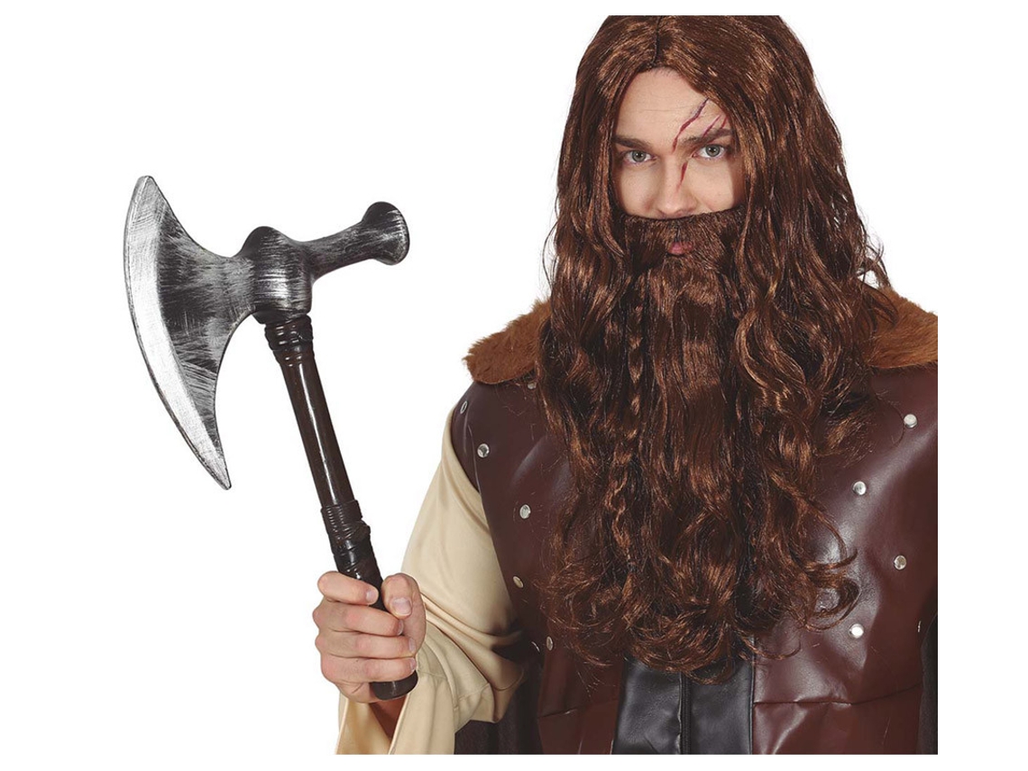 Accesorio GUIRCA Machado De Plateado Medieval 42 Cm