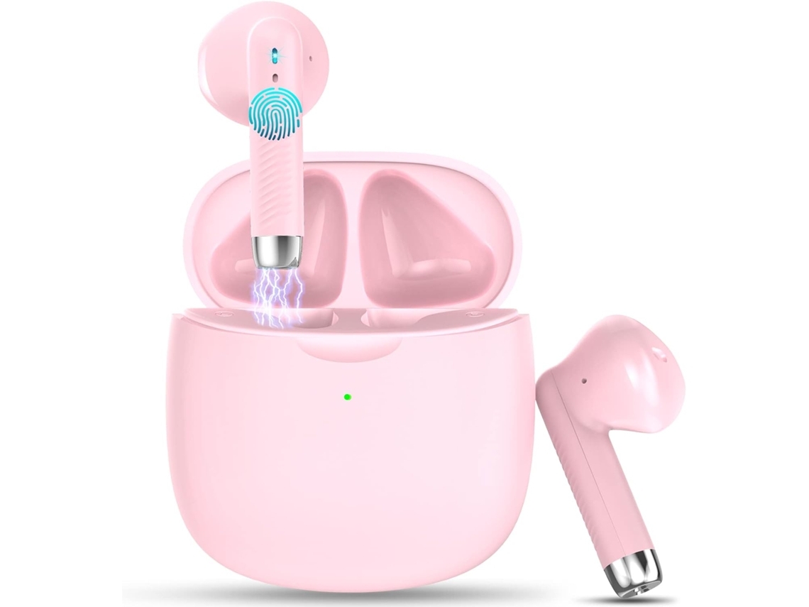 Auriculares Inalámbricos Auriculares Bluetooth 5.3 Auriculares Estéreo Bajos Bluetooth con Micrófono Cancelación de Ruido YEMAESRE