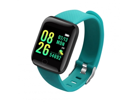 Smartwatch 116Plus Usb Charge D13 Sport Trackers Monitor de frecuencia cardíaca Presión arterial Verde