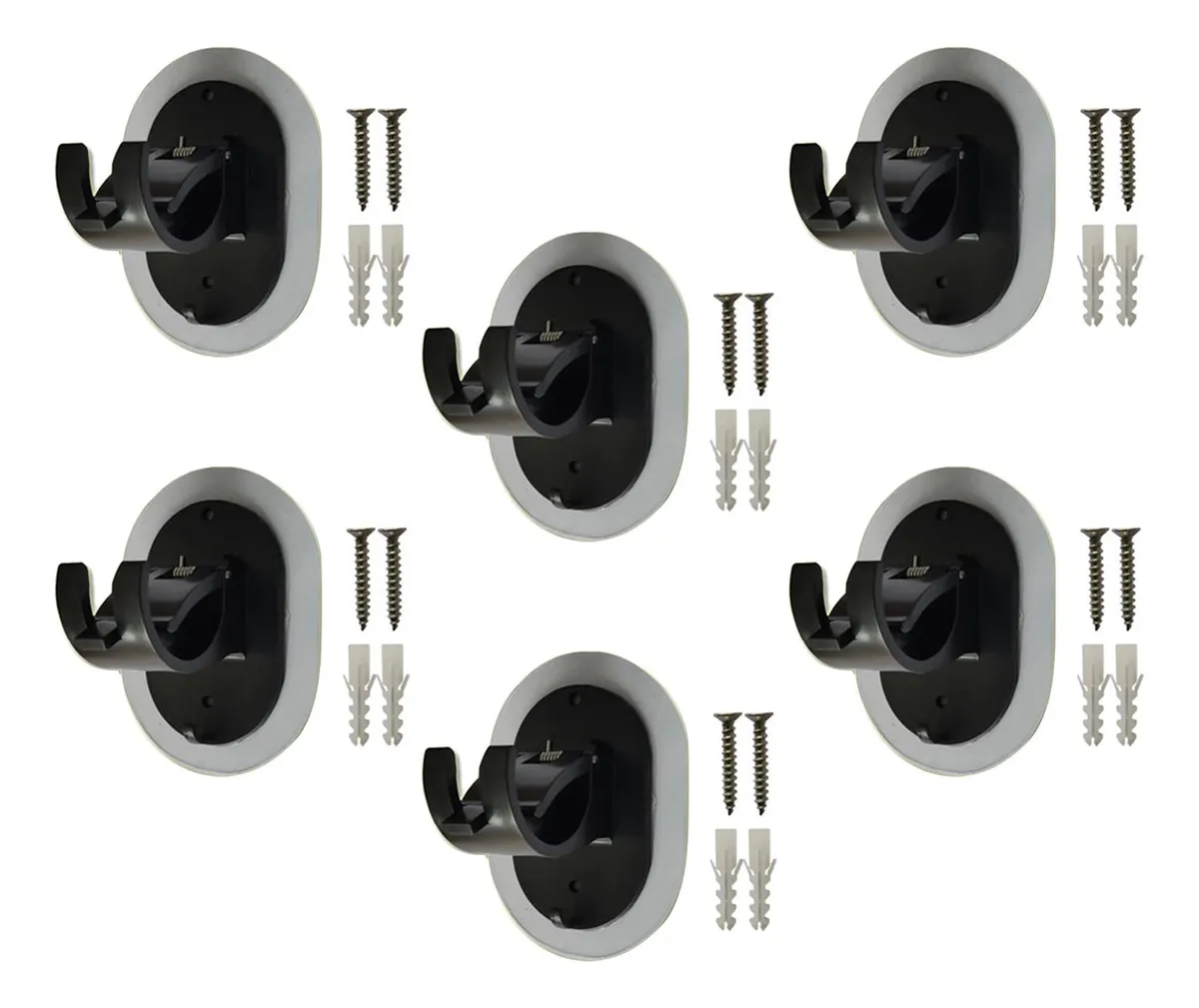 Uds Soportes Para Barra De Cortina Ganchos Para Barra De