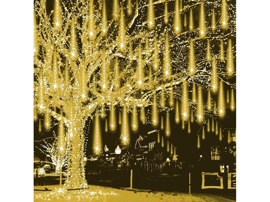 Luces navideñas al aire libre, luces de lluvia de meteoritos para decoración navideña NEVEANCE