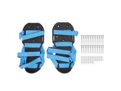 Zapatos Aireadores De Césped Con Puentes, Escarificador Para Suelo De Jardín, Azul