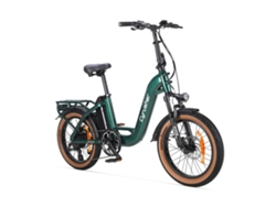 Bicicleta eléctrica Cyrusher Nova 20 con cuadro abierto, motor de 250 W, batería de 36 V y 15 Ah