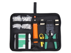 Kit de herramientas de red (prueba de cables, engarce)