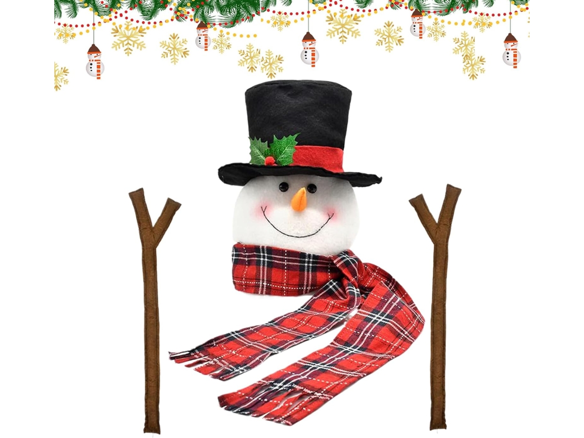 Muñeco De Nieve Para La Cima Del Árbol, Decoración Festiva Para El Árbol De Navidad | Bonitas Decoraciones Festivas Para El Hogar