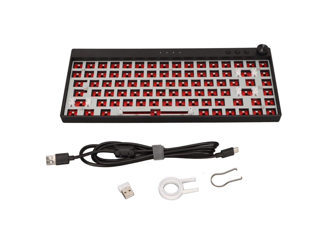 Kit De Teclado Mecánico Hotswap Personalizado Rgb Con 84 Teclas