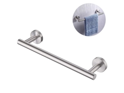Portar Toallas De Acero Inoxidable Autoadhesivo Para Baño Con Montaje Sin Taladrar Resistente 5 Kg