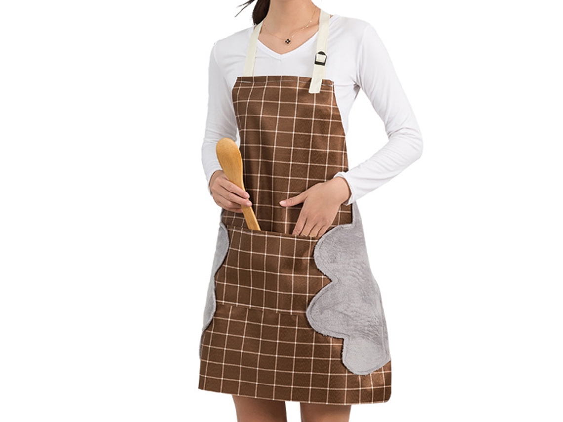 Delantal Rayado 2 Piezas Para Cocina, Resistente, Impermeable Y Antiaceite