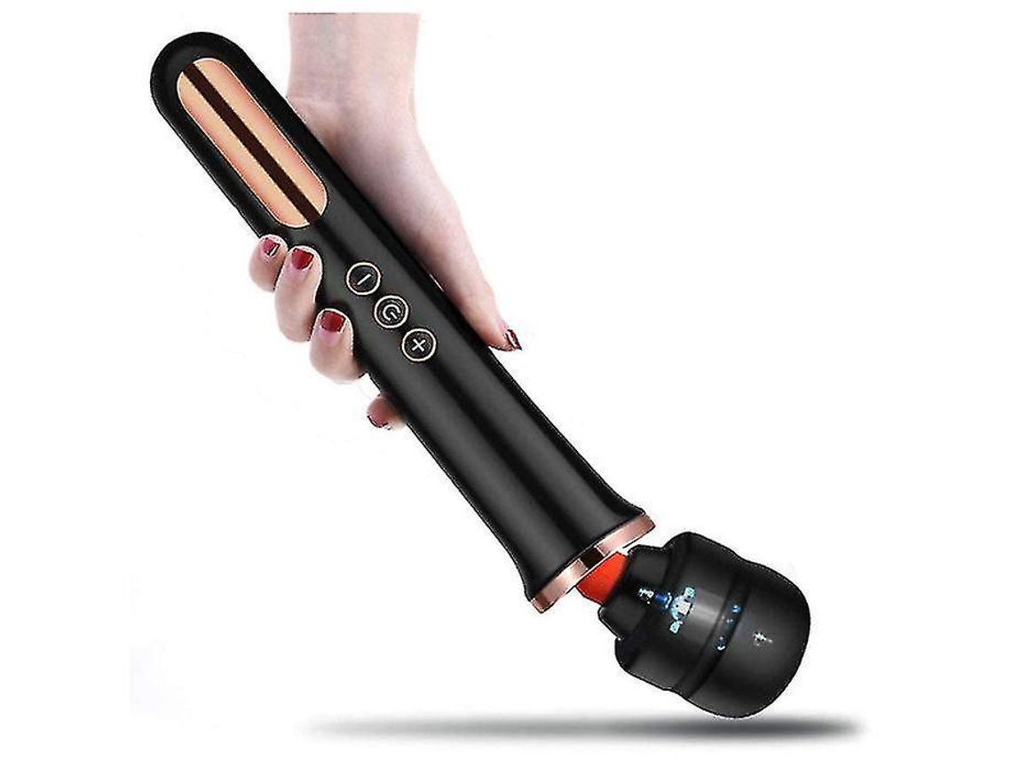 Masajeador De Mano Inalámbrico Con 50 Modos Potentes, Herramienta De Masaje Personal Eléctrica Portátil, Recargable Por Usb