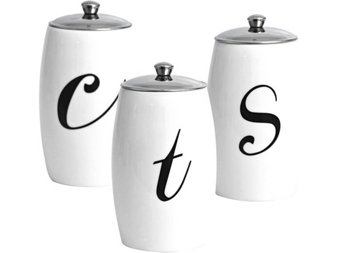 Frascos SALT & PEPPER Barista (Porcelana - 3 und)