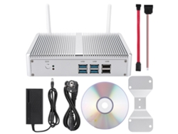Mini PC H2 i5 7200u con 8 GB de RAM, 1 TB de SSD y 2 orificios para indicadores LED dorados