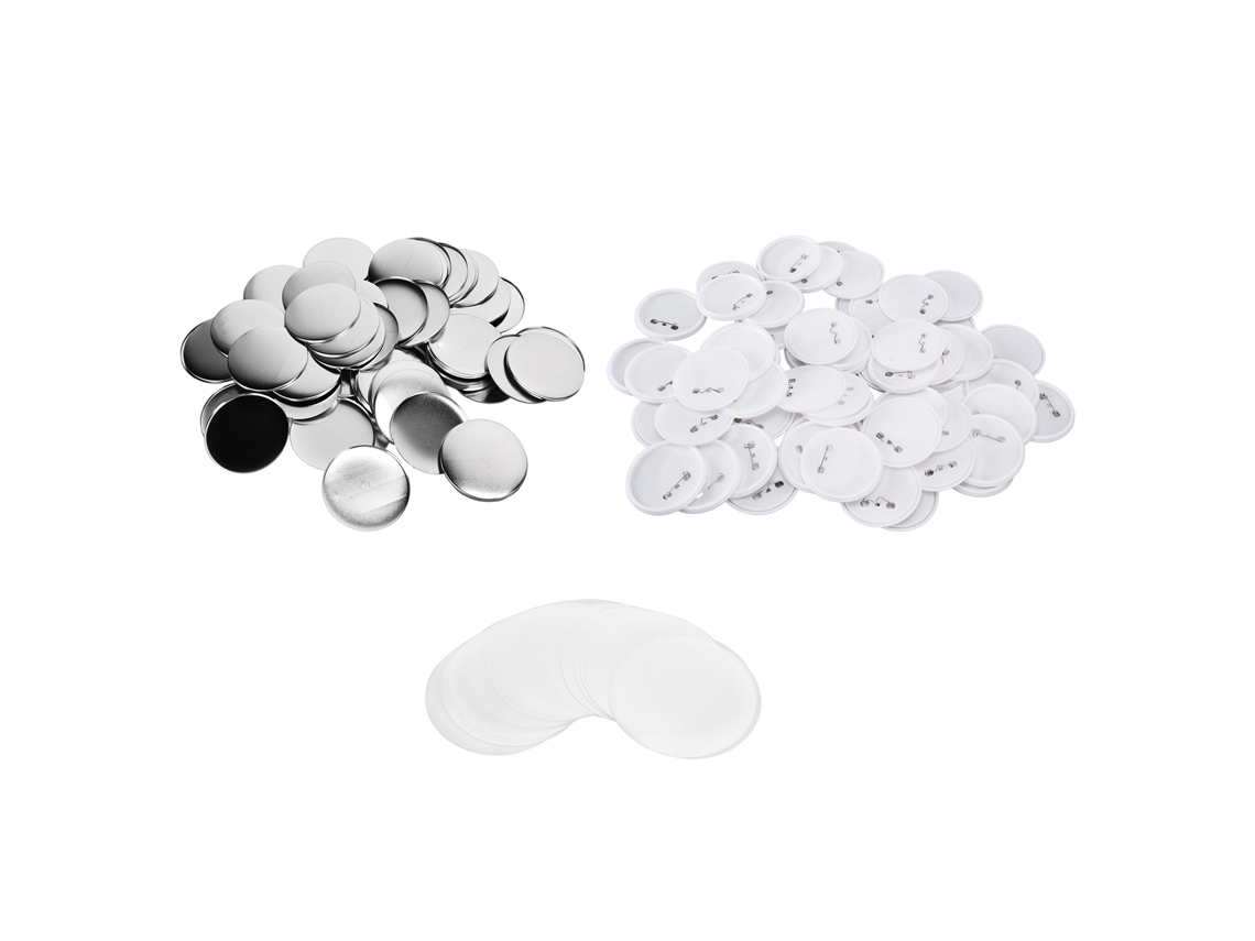 100 Unidades De Bases De Plástico Para Tapas Traseras De Insignias, Herramientas De Bricolaje, Regalos De Navidad Y Cumpleaños, 75 Mm