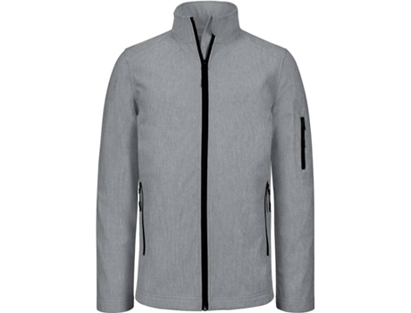 Chaqueta para Hombre KARIBAN Softshell Gris para Fitness (XL)