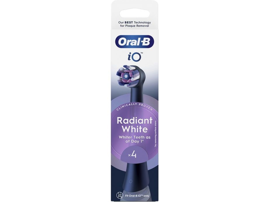 Io Blanco Radiante Negro 4 Unid. Oral B