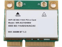 Tarjeta De Red Cableada Gigabit Integrada De Triple Frecuencia De 6 Ghz Pcie 5 3