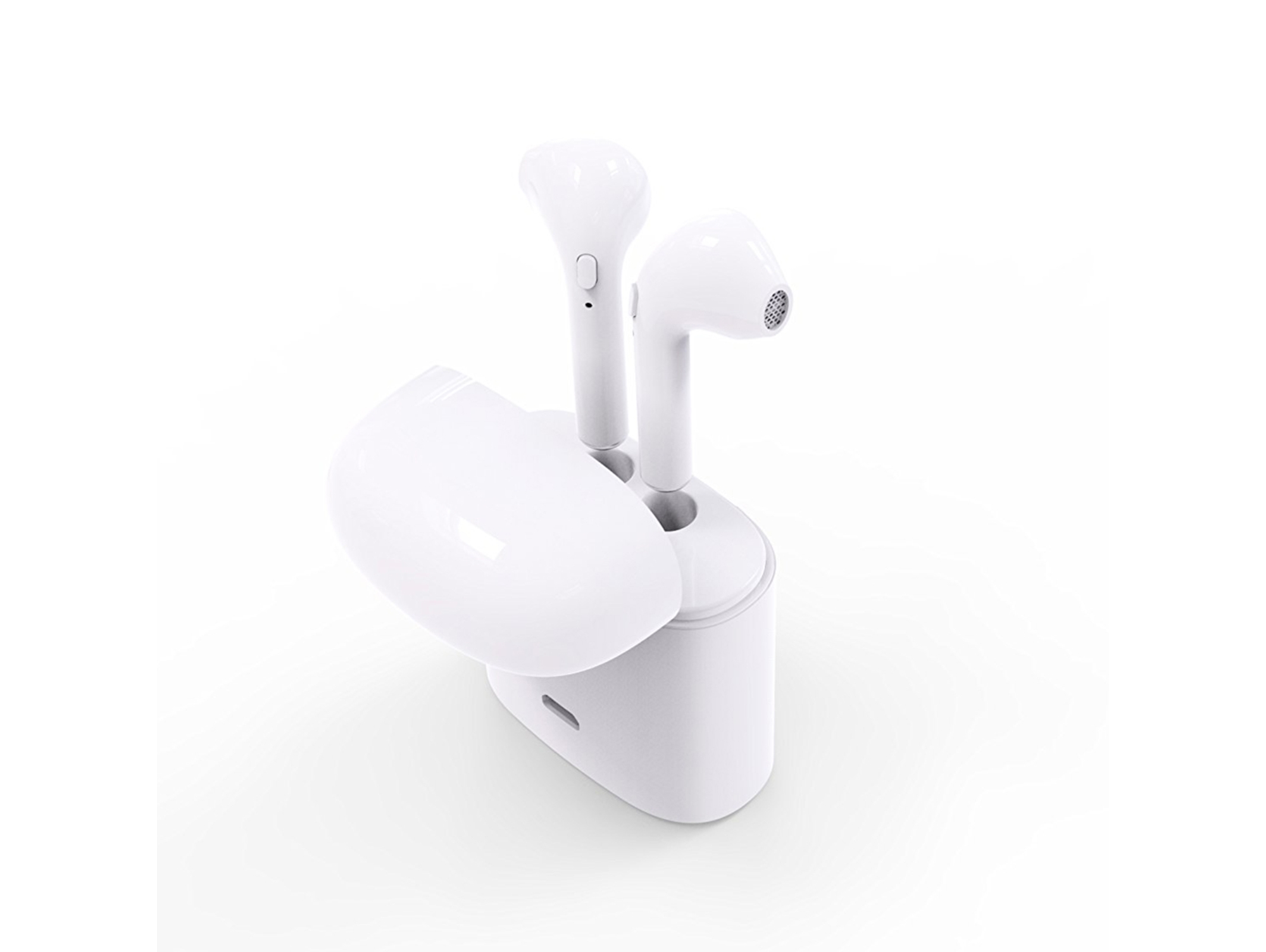 Auriculares Inalámbricos - Twins PRO CONTACT, Intraurales, Bluetooth, Blanco