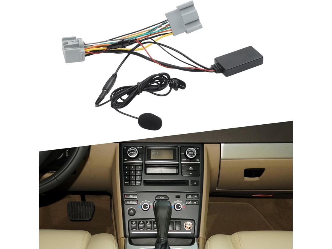 Adaptador Aux 5.0 Para Micrófono C30 C70 S60 S80 V50 V70 Xc70 Xc90 Kit De Reemplazo De Entrada