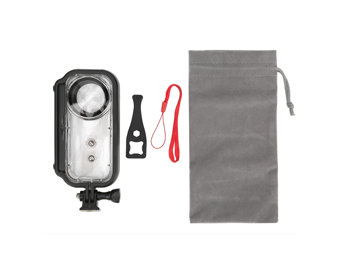 NEVEANCE Carcasa Sumergible Impermeable Cámara Deportiva Panorámica 30M para Insta360 ONE X