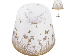 Lámpara De Mesilla De Noche Elegante De Tela Para Dormitorio