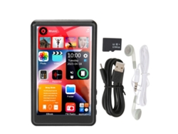 Reproductor MP3 de 4 pulgadas con pantalla táctil HD y reducción de ruido, compatible con radio FM 1080P, grabación Bluetooth para uso diario.