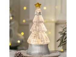 Caja de música navideña Yuysan, árbol pequeño iluminado, estilo A