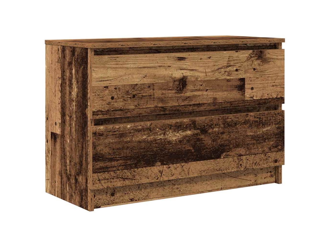 Maison Exclusive - Mueble De Tv De Madera Antigua 80x35x54 Cm Madera De Ingeniería