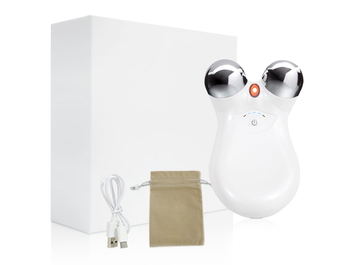 Masajeador facial lifting, dispositivo eléctrico para eliminar arrugas faciales, color blanco Chennnls