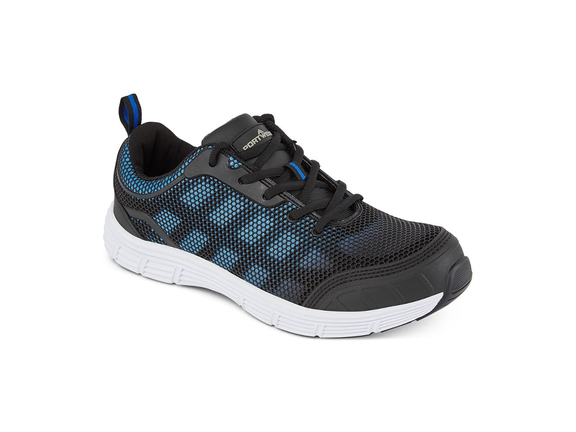 Zapatillas deportivas Steelite Tove S1p: Seguridad y comodidad en cada paso, blanco y negro / Talla 46