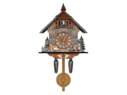 Reloj de pared GOKOCO de estilo retro con temática de bosque, decorativo.