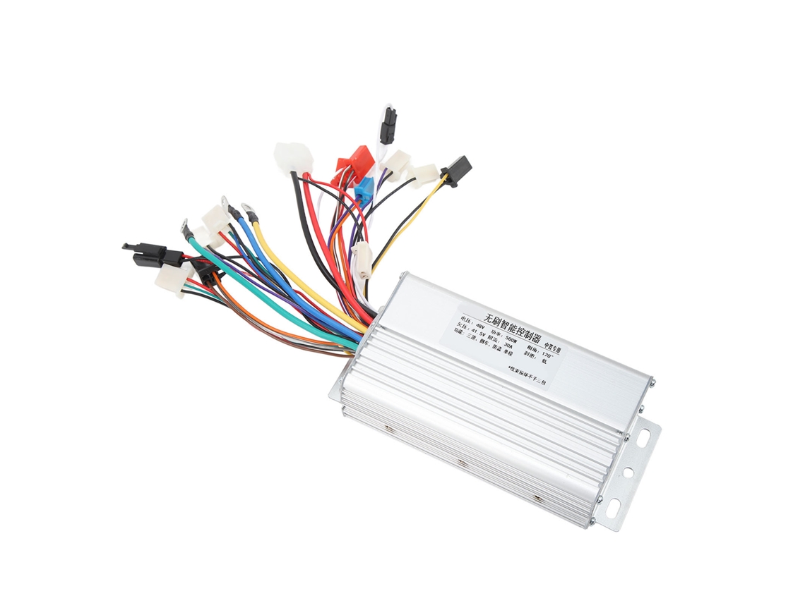 Controlador De Motor Sin Escobillas De 48 V Y 500 W Para Patinete Eléctrico, Fabricado En Aleación De Aluminio.
