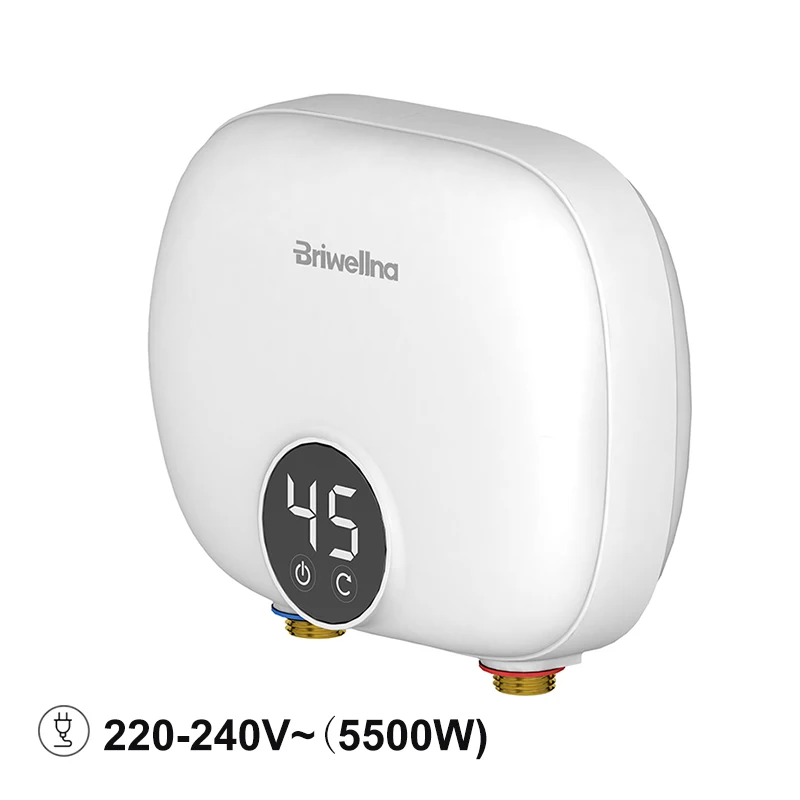 Calentador de agua instantáneo (110 V, 3800 W), calentador de agua eléctrico de pared para baño y cocina.