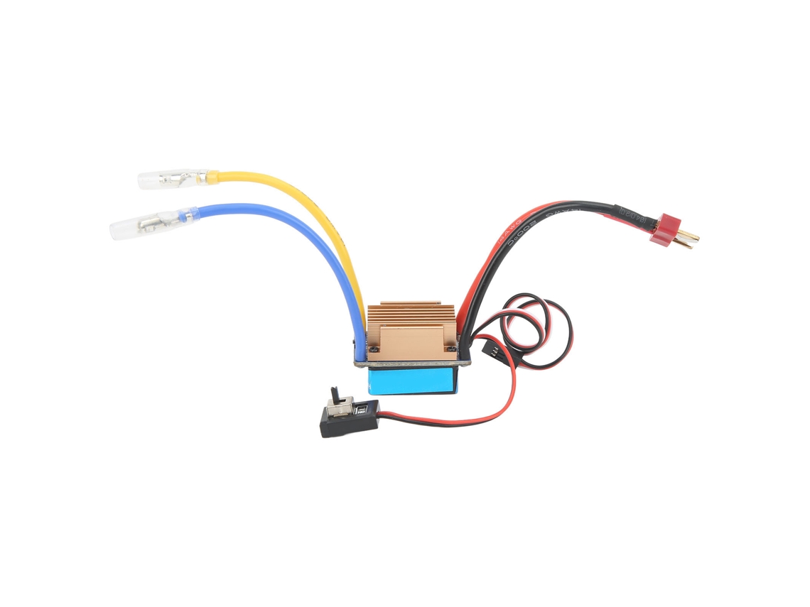 Esc De Escobillas 60a Impermeable 5v/3a Modo De Operación 2 Vías Para Coches Rc 1/10 1/12 1/14 Accesorios De Coche Rc