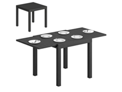 Mesa Extensible 80/160x80 Aluminio 4-6 Personas